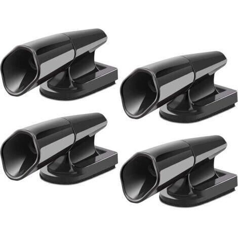 4 pièces Sifflets de cerf Avertissement de la faune sifflet ultrason anti gibier pour voitures, véhicules, motos, noir Ultrasonique Cerf Attention (1/5)