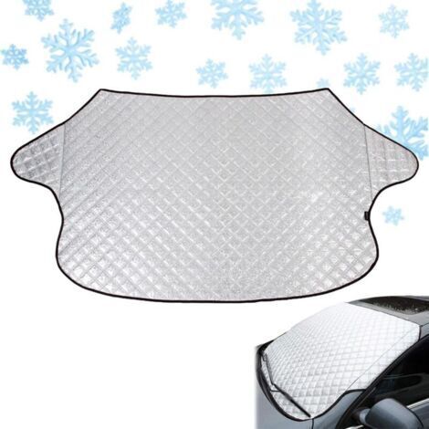 Couverture Pare-Brise Voiture,Universelle Couverture Pare Brise,Protection Pare Brise Hiver,145×100cm Couverture Pare-Brise Avant Voiture pour Anti Givre,Neige,Glace,UV (1/4)