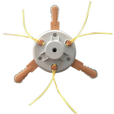 Tête de tondeuse, tête de tondeuse universelle brosse coupe-fil remplacement accessoires de tondeuse à gazon tondeuse tête de tondeuse tête de tondeuse à mauvaises herbes