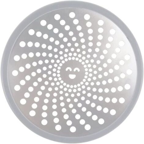 Grille anti-cheveux en acier inoxydable 304 de 11,3 cm – Filtre de vidange pour douche et baignoire – Installation sans outil