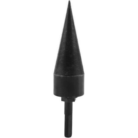 Portable Bois Splitter Vis Cône Heavy Duty Splitting Cone Driver Rapide Bois De Forage Foret Bois Coupe Outil (1/5)