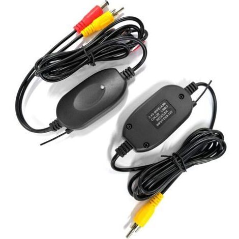 2,4 GHz sans Fil Vidéo Transmetteur et Récepteur pour la Voiture Caméra de Recul Vue Arrière Inversée Moniteur Parking System