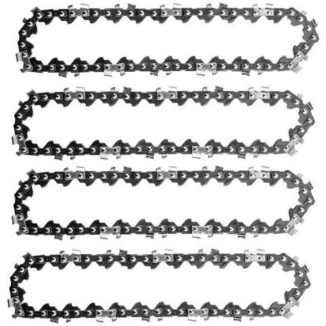 4PCS 4 Pouces Mini Tronçonneuse ÉLectrique Sans Fil Chaîne De Scie À Chaîne Pour La Coupe Du Bois Branches D'arbres ÉLagage Cour Jardinage
