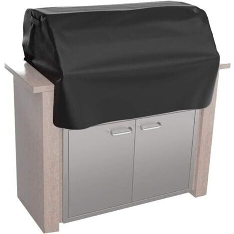 32-37 pouces Grill Cover Island BBQ Grille supérieure intégrée Couvercle de gril à gaz pour barbecue étanche robuste Couvercle de tête de gril résistant à l'eau, s'adapte à la plupart des grils
