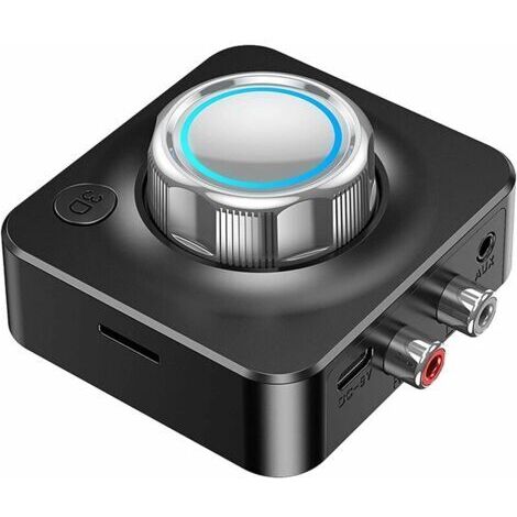 Récepteur Bluetooth 5.0, Adaptateur Bluetooth Récepteur Audio sans Fil de Voiture avec aptX-LL Faible Latence 3D Surround, 3,5mm et RCA pour Système Audio de Diffusion Musique Stéréo à Domicile (1/4)