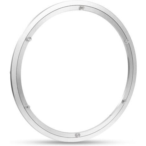 Plateau Tournant en Alliage d'aluminium Plateau Pivotant Robuste Lazy Susan Roulement Plaque Pivotante Lisse pour Table de Salle à Manger Ronde (16 inch) (1/4)