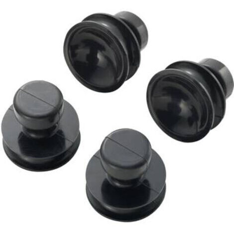 Ventouses industrielles en plastique et silicone, produits industriels en caoutchouc, ventouses sous vide sans trace, forte aspiration, ventouses fixes,Ventouses Max : 3 kg 4 pc(s)