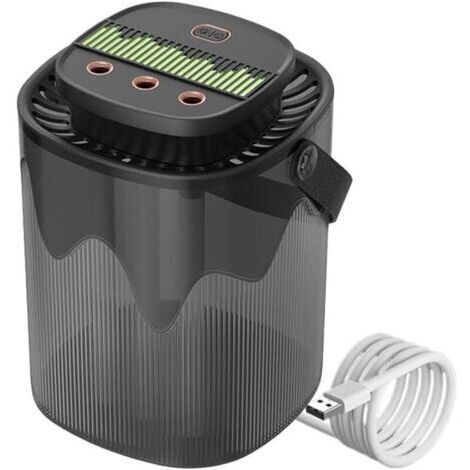 Humidificateurs pour chambre à coucher, humidificateurs à brume froide à remplissage supérieur pour plantes de pépinière de bébé, et trois pulvérisateurs, buse à trois niveaux (1/5)