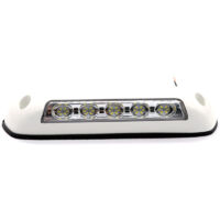 LED 12V Sunshade Projecteur,Camping Car Ultra Plat, LED 12V Camping Encastrable éClairage IntéRieur Auto Cars Yachts Portes de Camping-Car Couloirs Feux ModifiéS