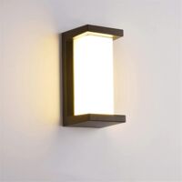 Applique murale LED, Applique murale européenne étanche à LED, éclairage mural intérieur et extérieur, éclairage en aluminium, applique murale, escaliers, luminaire de jardin