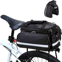 Porte-bagages de vélo Sacs de sacoche pour sac de sacoche arrière de vélo Sac de bagage indéchirable Sac de vélo Porte-bagages de vélo multifonctionnel Sac de siège arrière de vélo Housse de pluie