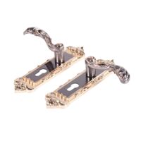 European Retro Aluminum Alloy Lock Indoor Door Lock Solid Wood Door Room Door Mechanical Locks