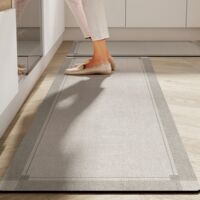 Ankadis 4060cm (terre de diatomées) Tapis de cuisine, facile à nettoyer, lavable, en terre de diatomées, absorbant et antidérapant.