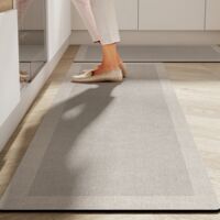 Busedali 4060cm (terre de diatomées) Tapis de cuisine, facile à nettoyer, lavable, en terre de diatomées, absorbant et antidérapant.