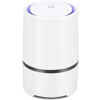 Purificateur d'air domestique, purificateur d'air portable à faible bruit avec veilleuse, purificateur d'air