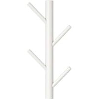 Wooden Wall Coat Rack – Branch Design – Modern – Vertical Wall Mounted – Decorative Wooden Hooks White
