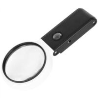 Loupe Eclairante, Lampe Loupe à intensité Variable, Lampe Loupe sur Pied avec Support Pliable