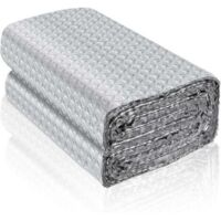 Rouleau isolant thermique en aluminium feuille réflecteur de radiateur film isolant thermique fenêtre plaque isolation thermique pour voiture mur (3m×60cm)