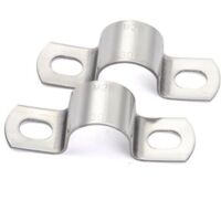 10 Pcs U-Collier de Serrage Tuyau Robustes Ø20 mm, Collier de Fixation Inox - Tuyau Pour Fixation/Attache Tube
