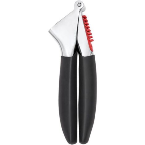 Presse-ail robuste avec poignées ergonomiques - Outil de cuisine pratique pour la préparation de l'ail, noir, usage domestique, cuisine quotidienne, préparation des repas (1/5)