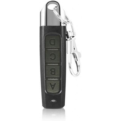 Télécommande Intelligente sans Fil avec Porte-clés, Longue Distance pour Porte de Garage, Portail électrique, n'inclut Pas Les Batteries-Black (1/4)
