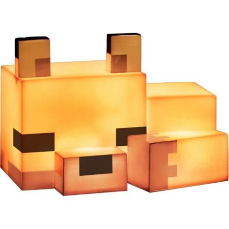 Veilleuse renard mignonne, douce lueur orange, décoration et lampe de bureau pour salle de jeux ou chambre d'enfants et d'adolescent