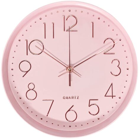 Horloge Murale analogique silencieuse sans tic-tac, 30,5 cm, Fonctionne avec Piles, Jolie Horloge décorative pour école, Bureau, Salle de Classe, Chambre à Coucher, Cuisine, Salon, Chambre (1/5)