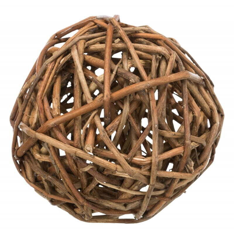 Boule Décorative En Osier 50 Cm - Grande Boule Tressée Main Pour Jardin Balcon Terrasse