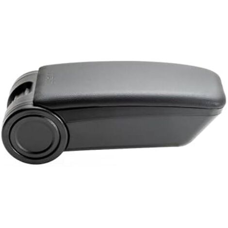 Rati Armster2 Accoudoir Central Pour Renault Captur 2013-2017 – Argent, Compartiment Rangement, Cuir Synthétique, Installation Facile