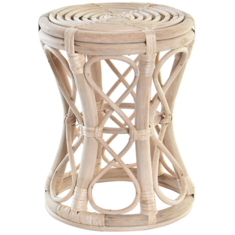 Table d'appoint - DKD Home Decor - Rotin tropical - Beige - Ethnique - Intérieur (1/5)