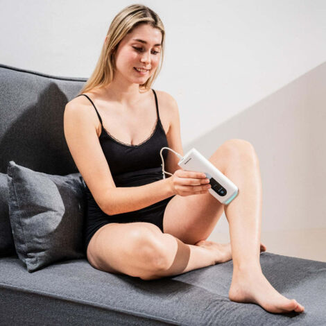 Epilateur a lumiere pulsee avec fonction de refroidissement et accessoires kulepil innovagoods 857784 (1/5)