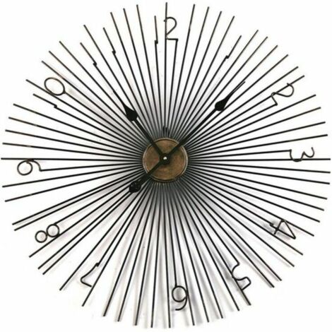 Horloge en métal filaire 69 cm (1/3)