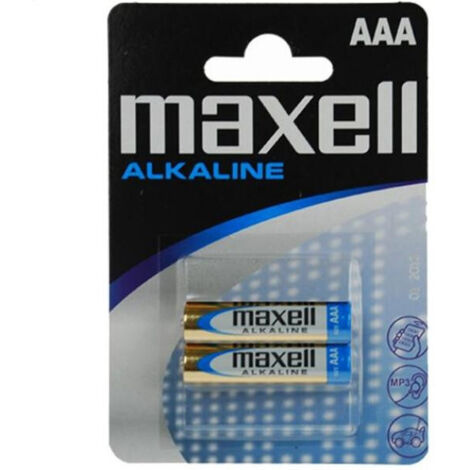 Pile alcaline - MAXELL - LR03 (AAA) - 1,5 V - Lot de 2 - Longue durée (1/2)