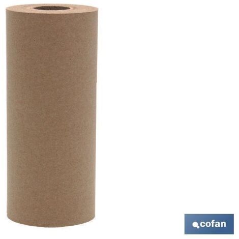 COFAN rollo de papel kraft 45 gr. (30cm x 45m) , Rollo de papel kraft de 50 gramos m2, ideal para mudanzas, trabajos de ensuciado, así como en carpintería, pintura, bricolaje y con