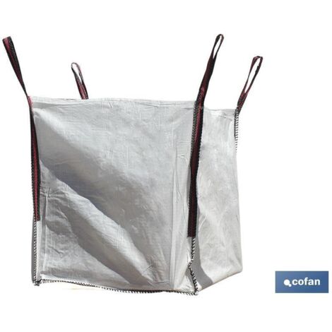 Big Bag Escombros 85x85x90 cms Color Blanco
