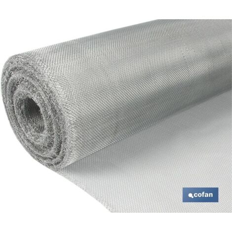 MALLA MOSQUITERA ALUMINIO G-16X16 (0,8X25 m) venta unitaria
