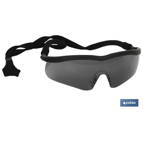COFAN gafas seguridad sport oscura uv protection , Gafas protectoras de seguridad en formato transparente con filtro UV para una mayor seguridad. Gracias a los materiales en los qu