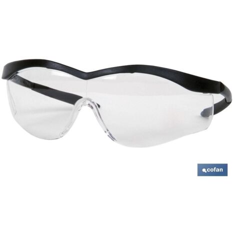 COFAN gafas seguridad modelo eyes 2000 , Gafas de protección modelo Eyes 2000. Sus lentes son transparentes y sus patillas en color negro. Son ideales contra impactos, a la vez que