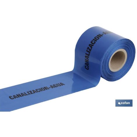 Cinta Balizamiento Canalizacion Agua 150mmx250mts