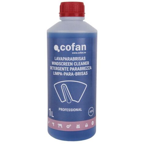 COFAN lavaparabrisas anticongelante -10º 1 l , Lavaparabrisas con protección hasta -10 º C. Desengrasa y limpia a fondo el parabrisas del coche. Evita la congelación en invierno y