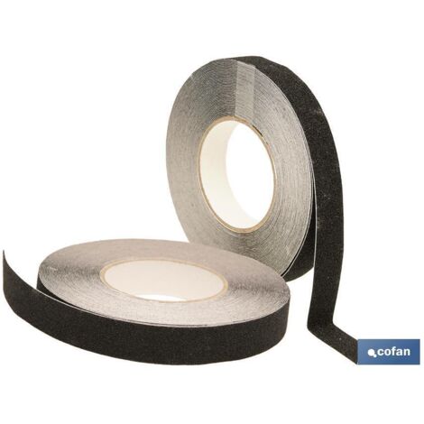 COFAN cinta antideslizante 18mts x 50mm , Cinta antideslizante que logra un efecto eficaz en áreas que así lo requieren, como escaleras, rampas, vehículos, maquinaria, etc. Compues