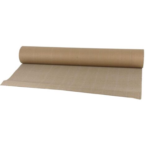 COFAN rollo cartón ecologico marron 0,9x5 metros , Cartón ecológico para protección de todo tipo de materiales y superficies con gramaje de 200 g. Por un lado del cartón, la superf