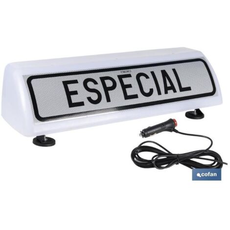 Cartel avisador v21 homologado con soportes magnéticos - 72x22x21 cm