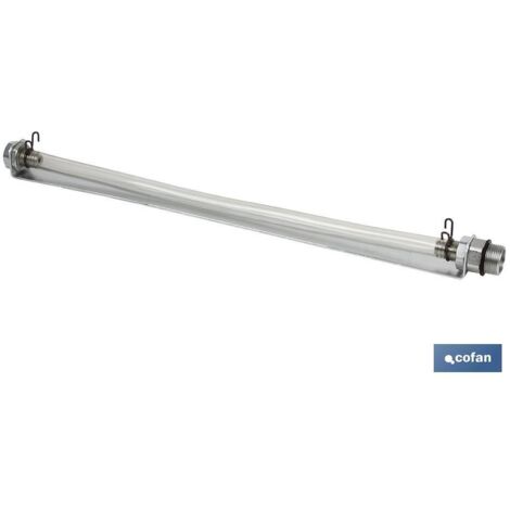 COFAN indicador de nivel para grifo 2 , Indicador Nivel metálico con canal transparente en PVC indicado para Grifo R 2 ref. 31001026