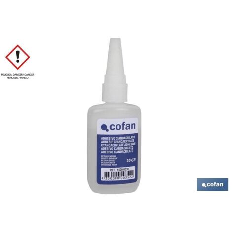 COFAN PEGAMENTO CYANOCRILATO MEDIA DENSIDAD (BOTE 20 GR.