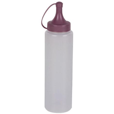 Botella Aceitera Modelo Albahaca  250 Ml Rosa Palo 5x20cm