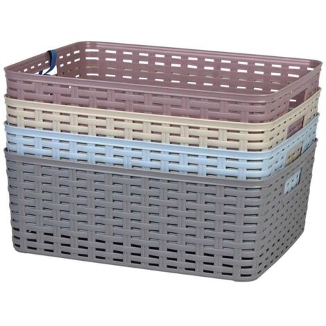 COFAN cesta multiusos 12l 36x28x13.5 cm beige venta unitaria (1/5)
