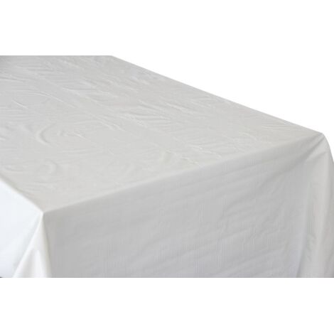 Protector De Mesa 1,40x50mts Pvc Blanco Modelo Pureza