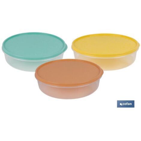FIAMBRERA TORTILLA REDONDA NARANJA  24.5X6.5cm venta unitaria