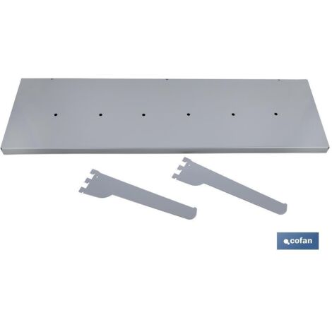 COFAN conjunto bandeja blanca 1000x300mm con 6 orificios de 9 mm